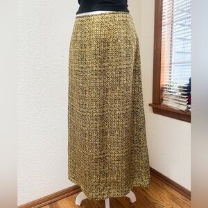 American Vintage Cream Tan Midi Pencil Skirt